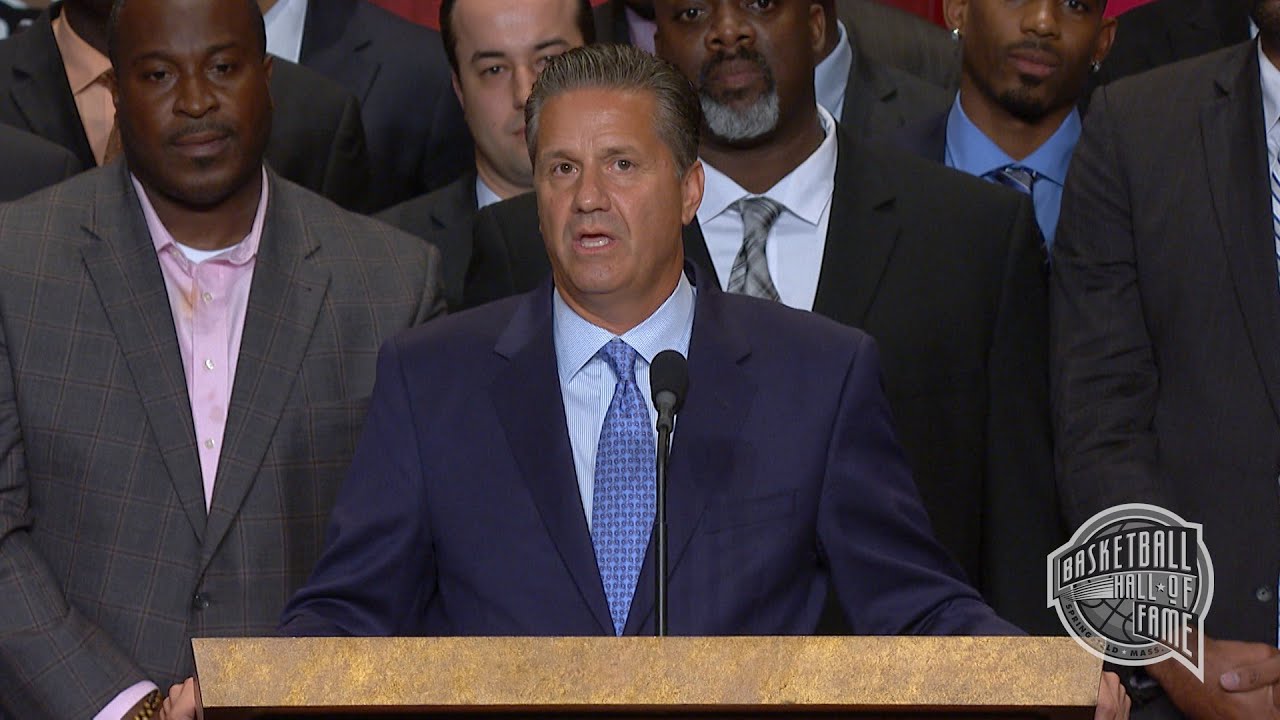 Речь Джона Калипари по случаю включения в Зал славы баскетбола