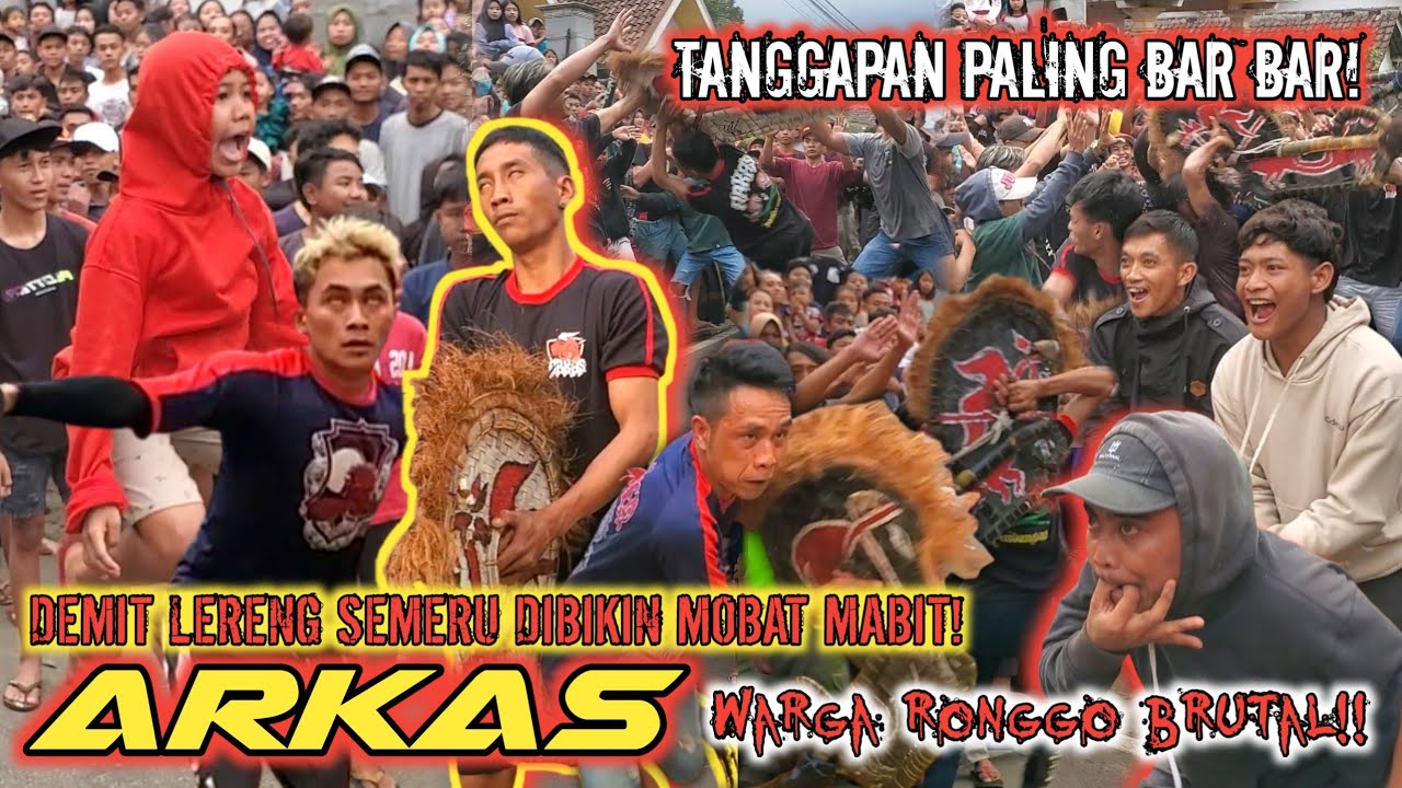 HOROR! TANGGAPAN TER BAR BAR! ARKAS kesurupan demit SEMERU ditanggap WARGA bringas gunung ronggo!