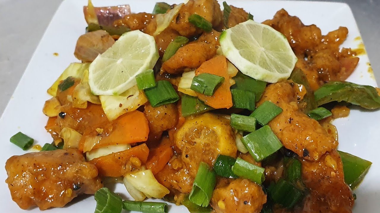 Lemon chicken Chinese style / Chinese lemon chicken recipe healthy / how to make home Lemon chicken