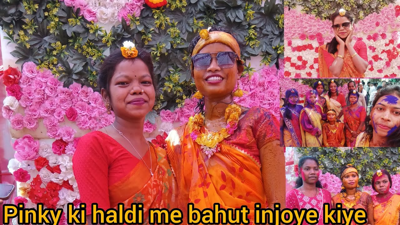 Pinky Ki Haldi Me Injoyment 🤩//Ashwani Sidar//Vlog//@AshwaniSidar15 