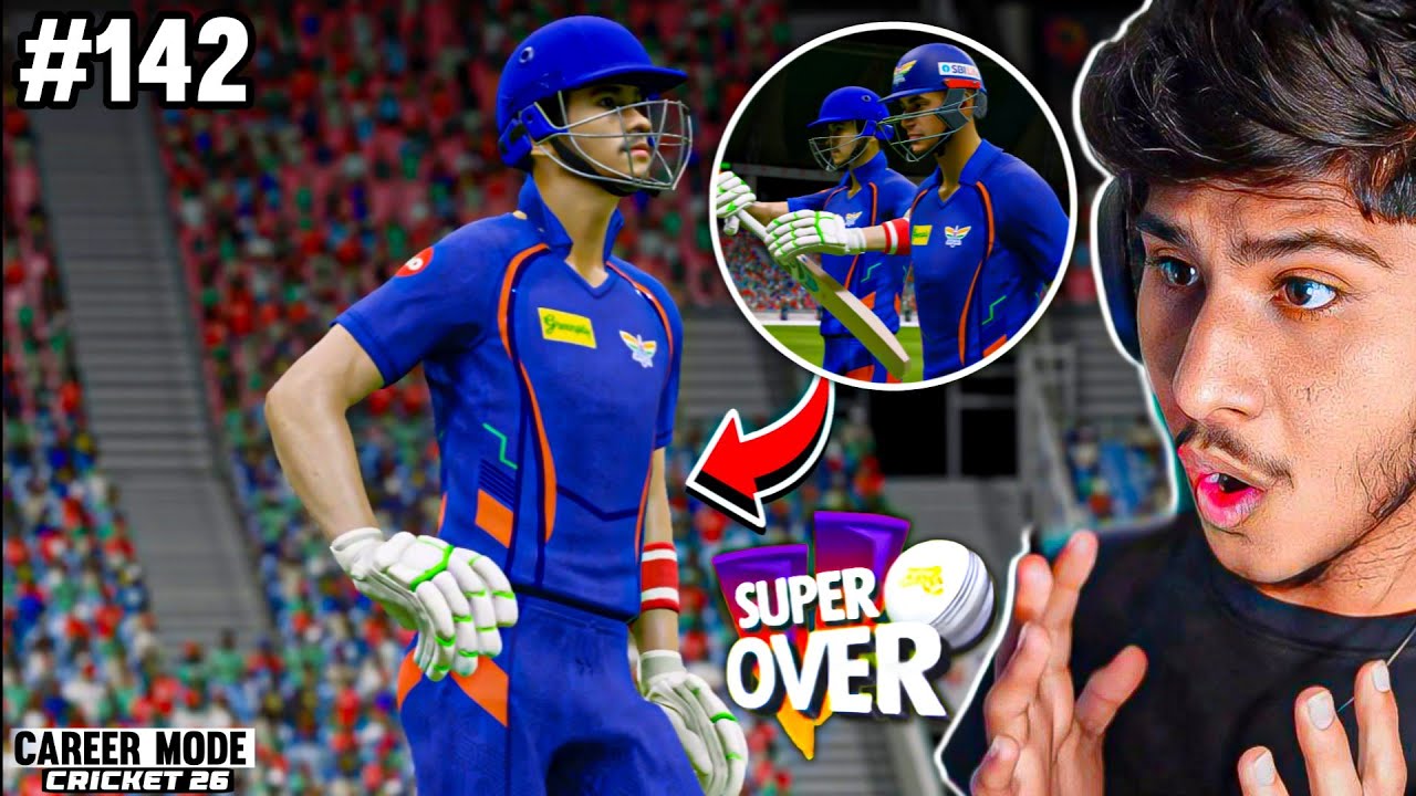 SUPER OVER THRILLER IN DO OR DIE MATCH!! | CRICKET 24 CAREER MODE GAMEPLAY #142