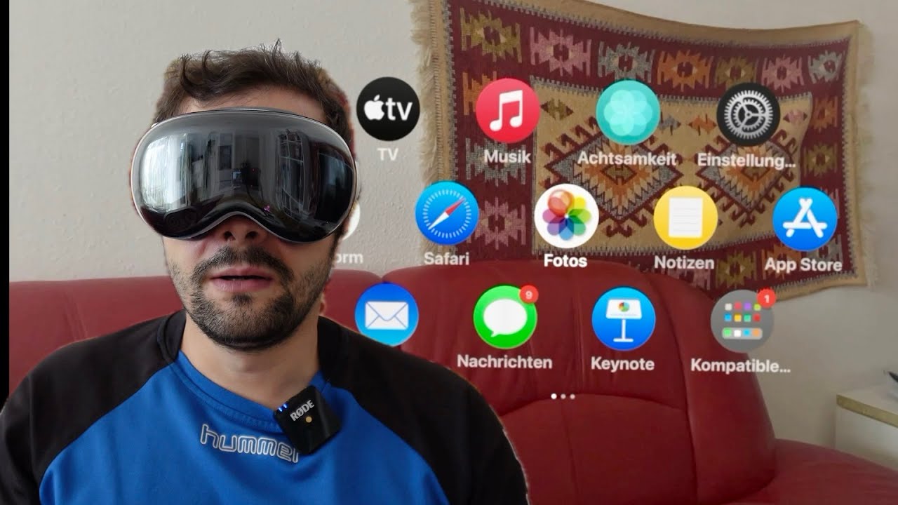Apple Vision Pro Tutorial für Blinde und Sehbehinderte. Bedienungshilfen: Zoom