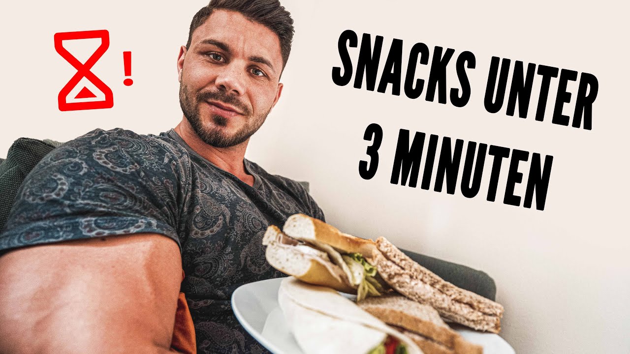 Perfekte Snacks für Bodybuilder | schnell & einfach