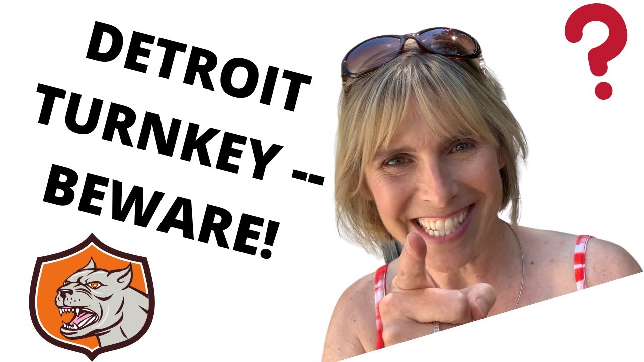 Detroit Turnkey Investing Beware The Pits!  Buy Turnkey To Avoid the Risks 2 Stories and 3 Pitbulls