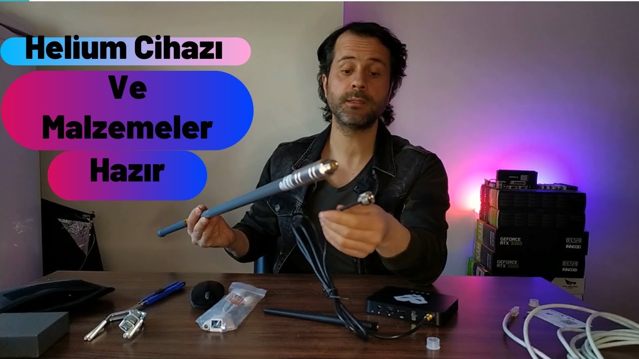 Helium Cihazı ve Malzemeler Hazır  | Panther X2