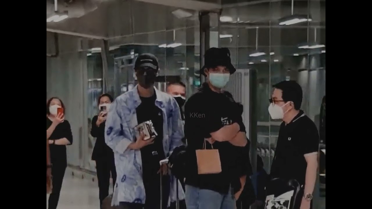013022| Back To BKK Airport Moments 🖤 #Nekkogotokrabiwithbright #Herculesgotokrabiwithwin #ไบร์ทวิน