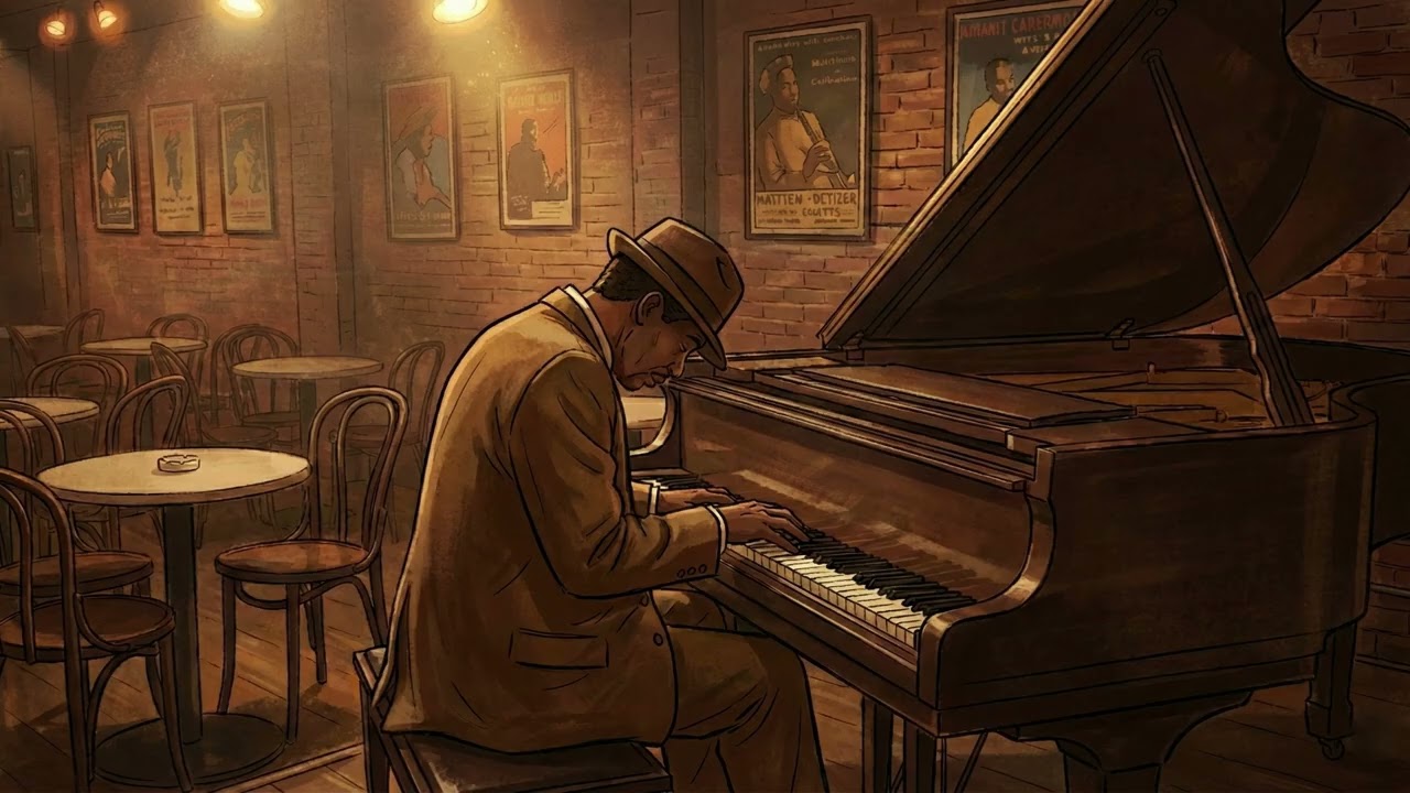 Calm Slow Jazz Piano • Relaxing, Melodious Piano Solo for Peaceful Evenings