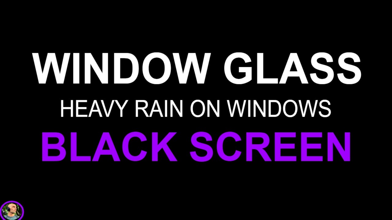 Rain Downpour, Heavy Rain On Window Glass, Relaxing Rain Sounds For Sleeping, Rain On Windows, Zzz