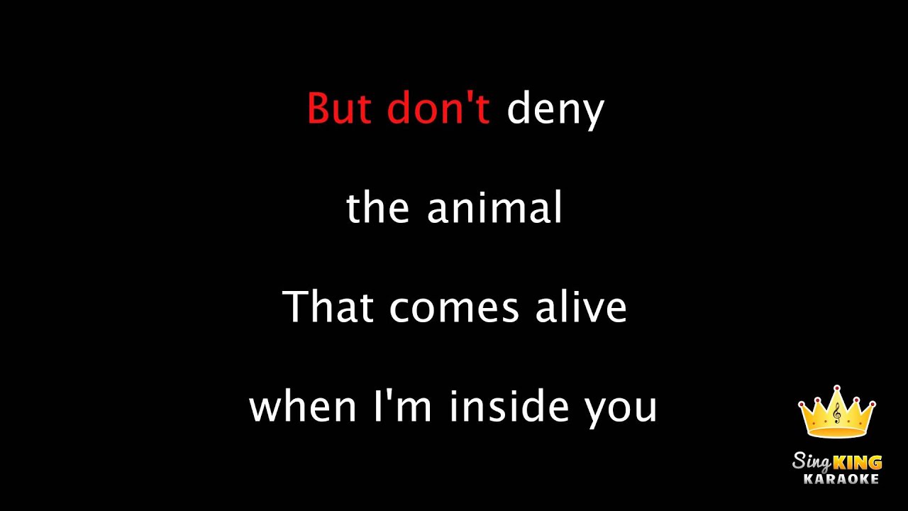 Maroon 5 - Animals (Karaoke Version)