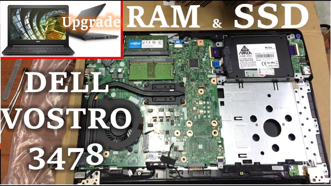 Step by Step to Upgrade DELL VOSTRO 3478