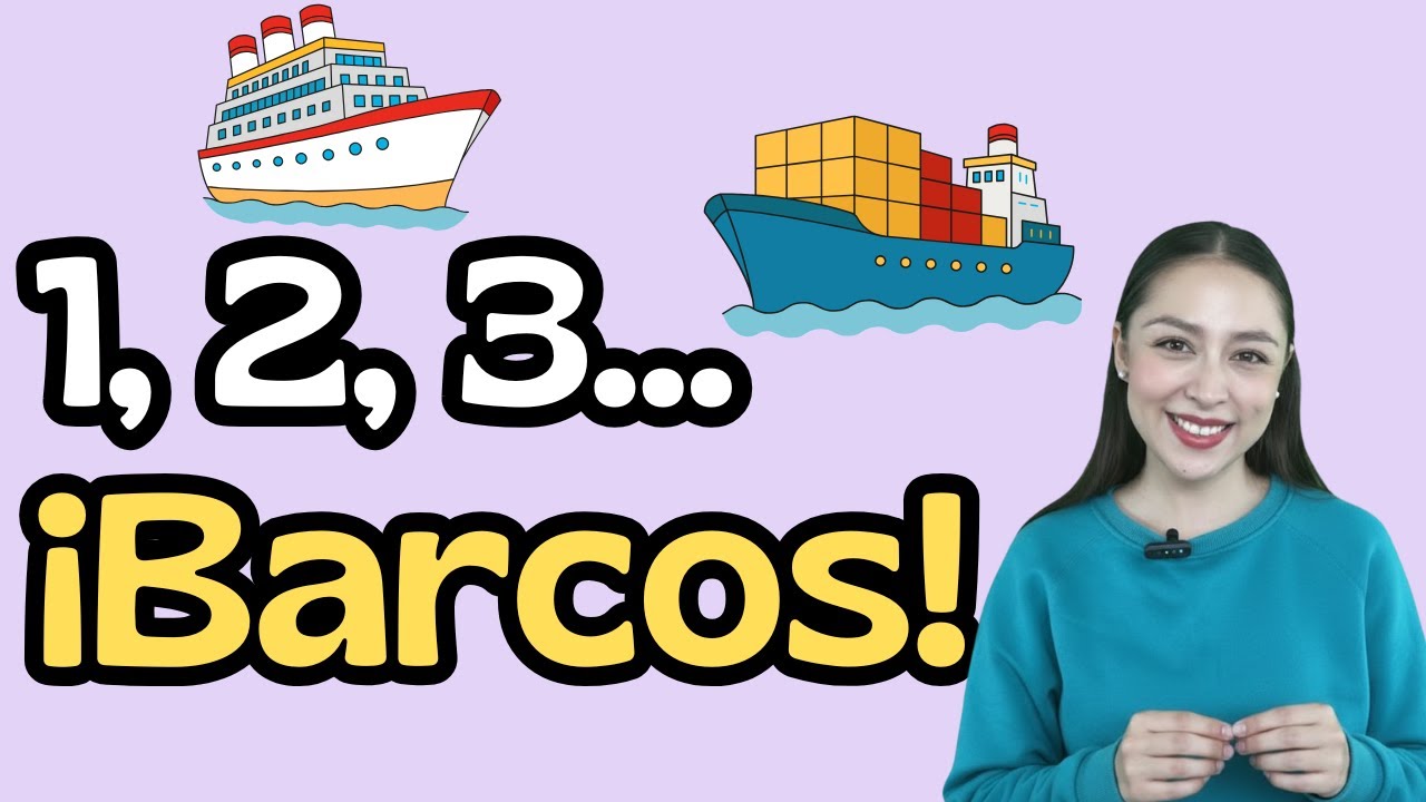 Contando Barcos ⛵ | Aprende los números y medios de transporte | Mariana Lenguaje