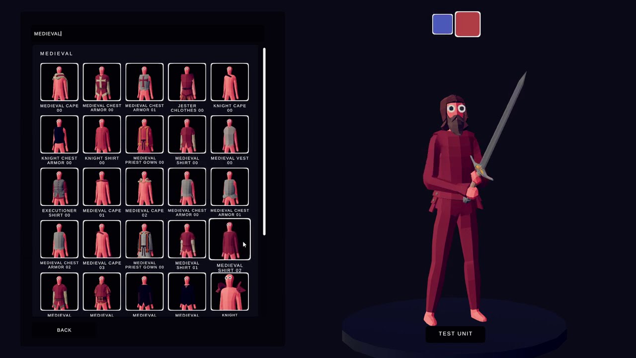 TABS | Making Swordmaster And Warhammer in Unit Creator