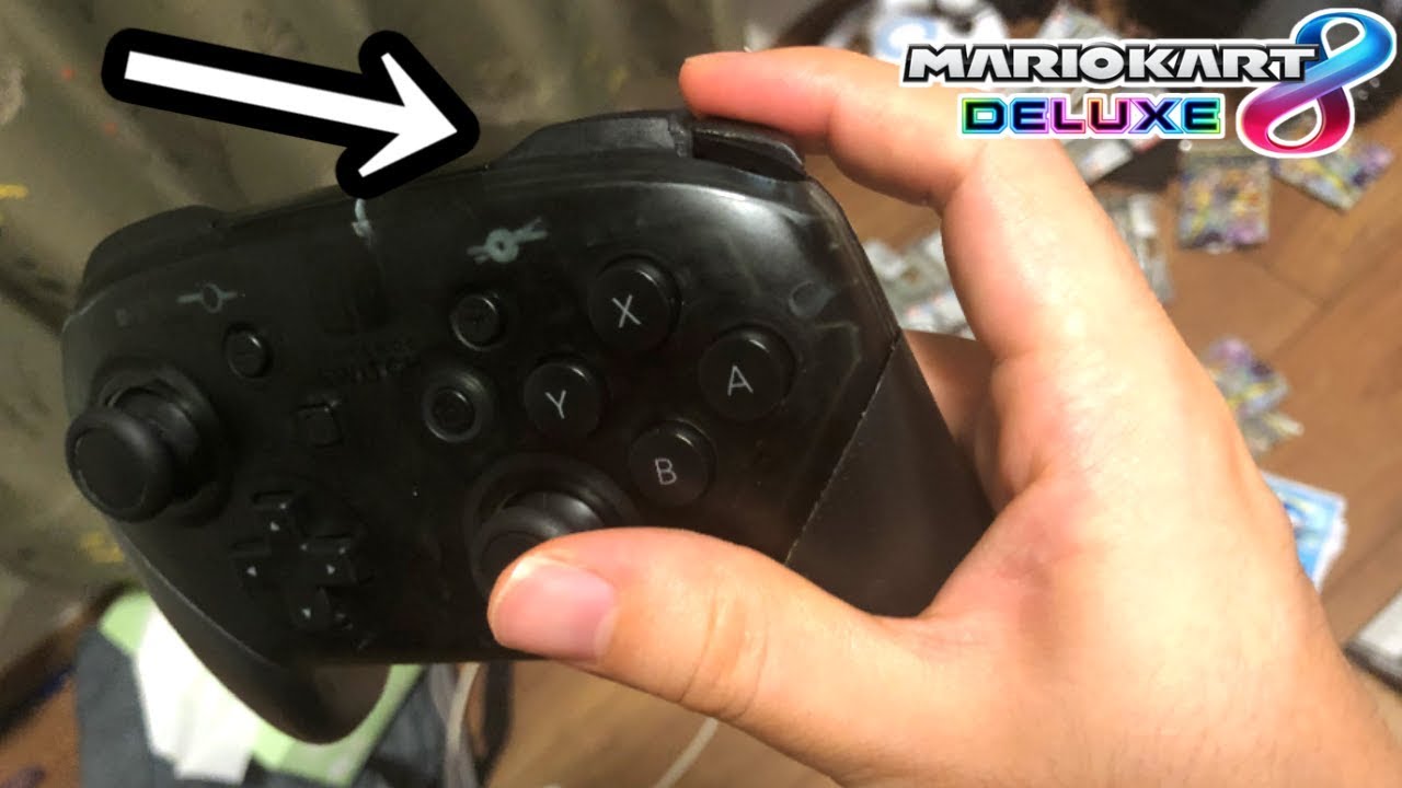普通に台パンしただけなのにプロコンのRボタン壊れたんだが【マリオカート8DX】