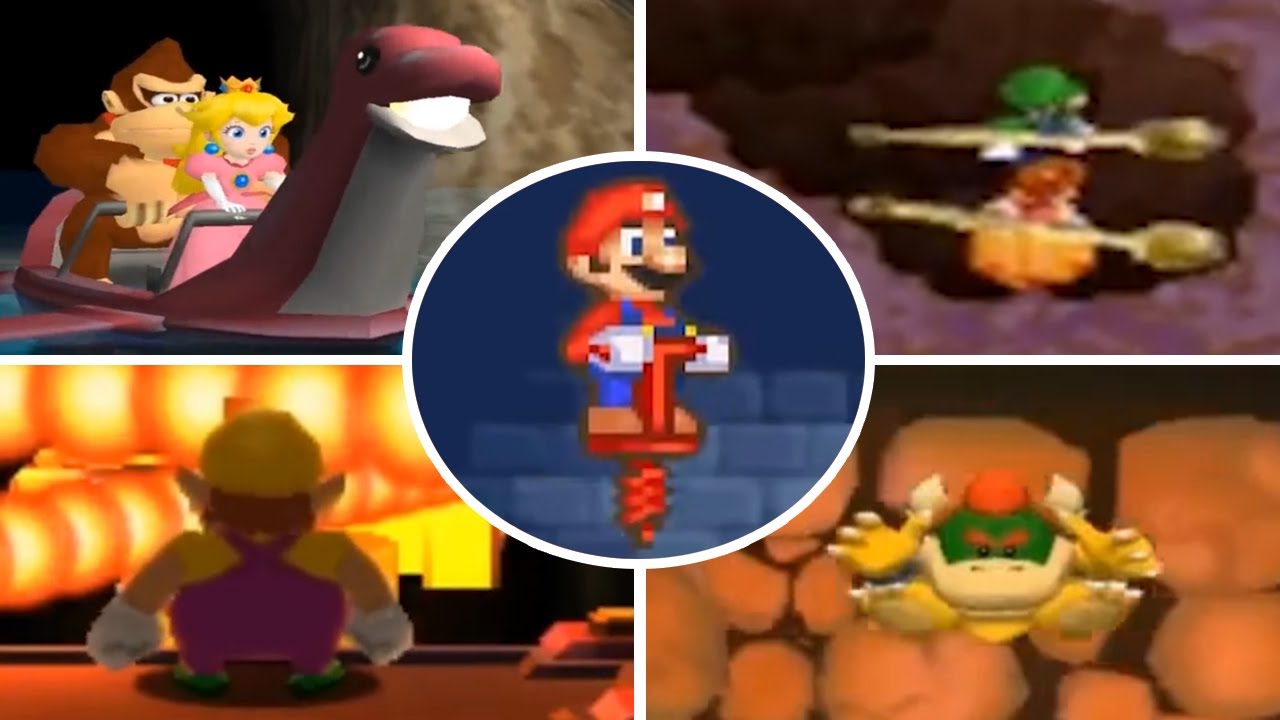 Evolution of - Underground Minigames in Mario Party Games