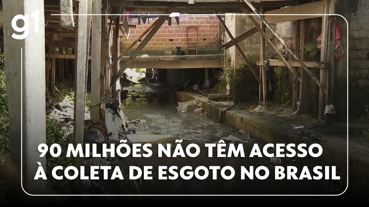 Jornal Hoje: Brasil tem até 2033 para universalizar o saneamento básico para toda a população