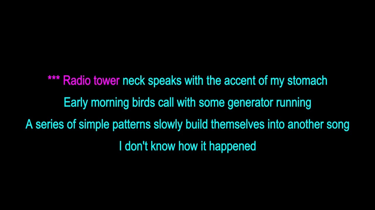 Car Seat Headrest - Gethsemane - Karaoke