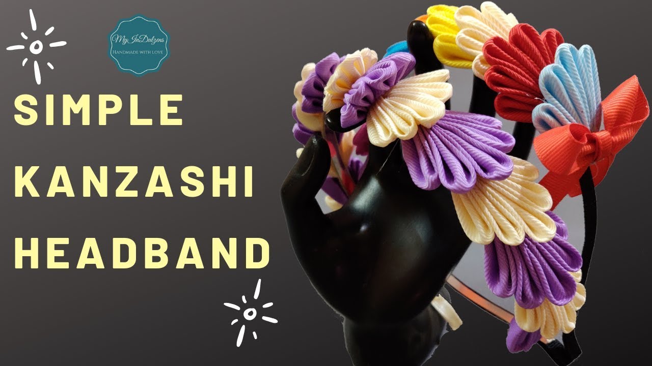 D.I.Y. Kanzashi Grosgrain Headband | MyInDulzens