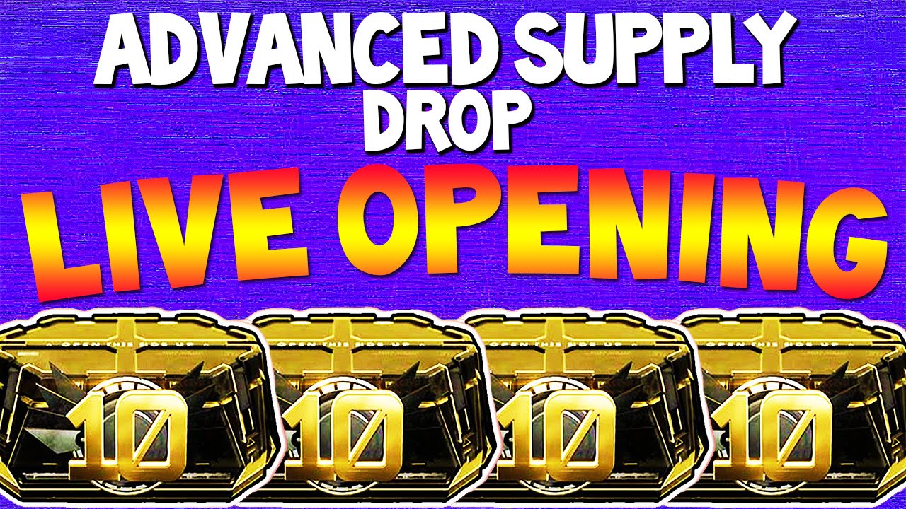 SPEAKEASY WHERE ARE YOU!! 40 Advanced Supply Drops Opening LIVE! + 10 Pack Giveaway & Kontrolfreeks