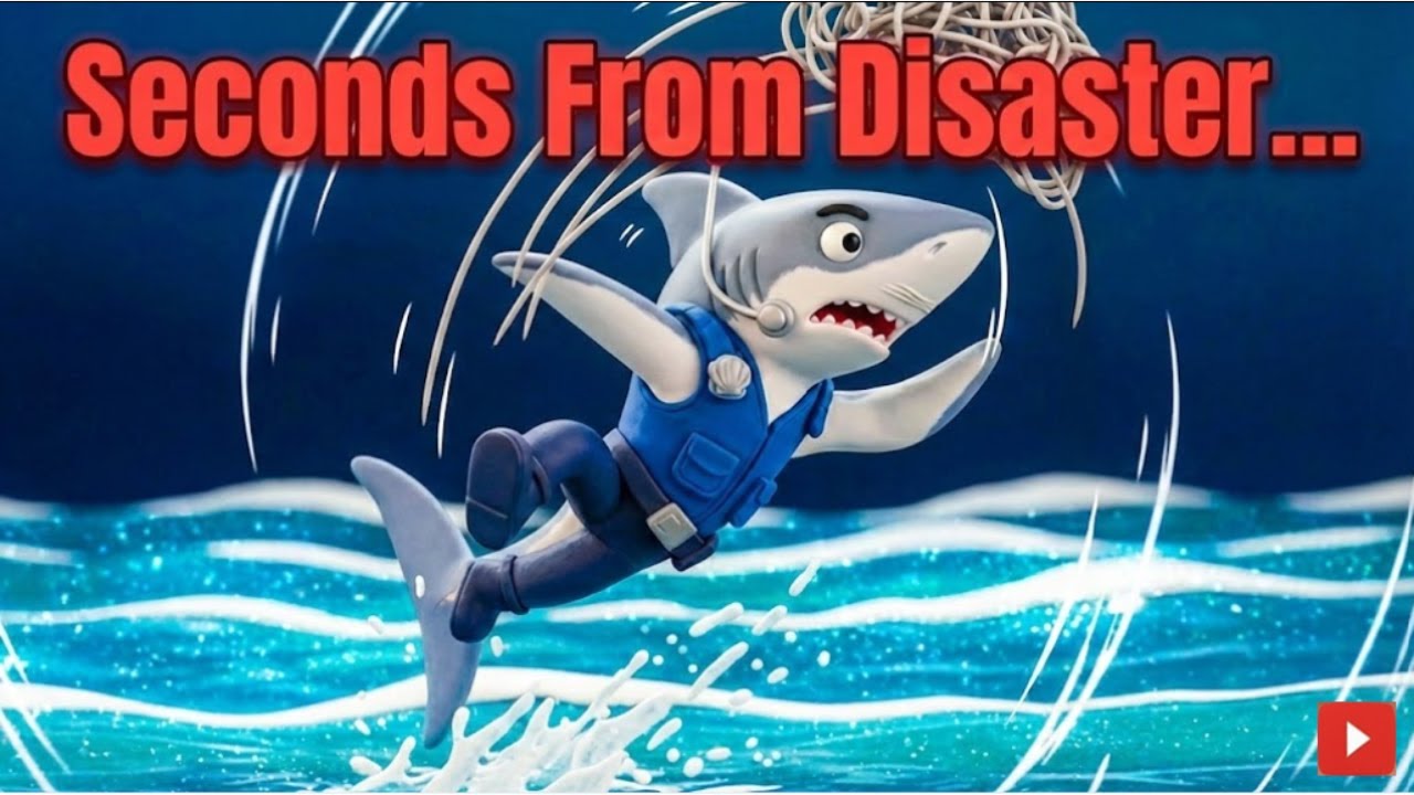 Baby Shark on a Mission! | Finnegan's Big Splash III | Moral Story for Kids | Learn
