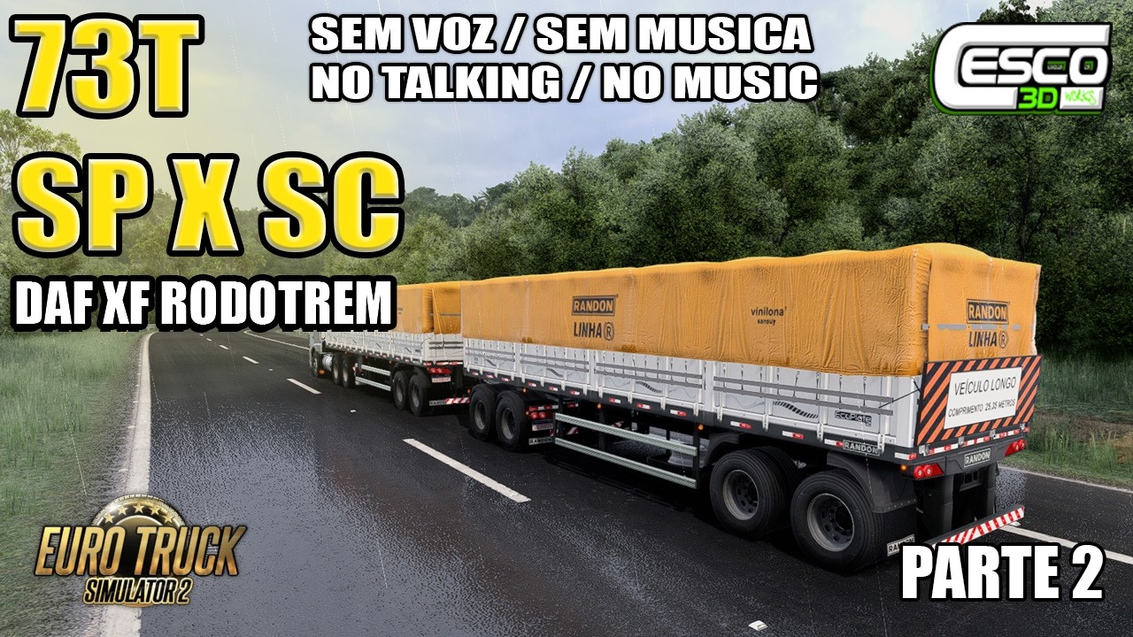 Rodotrem na Chuva e Acidente na Pista - SPxSC - Parte 2