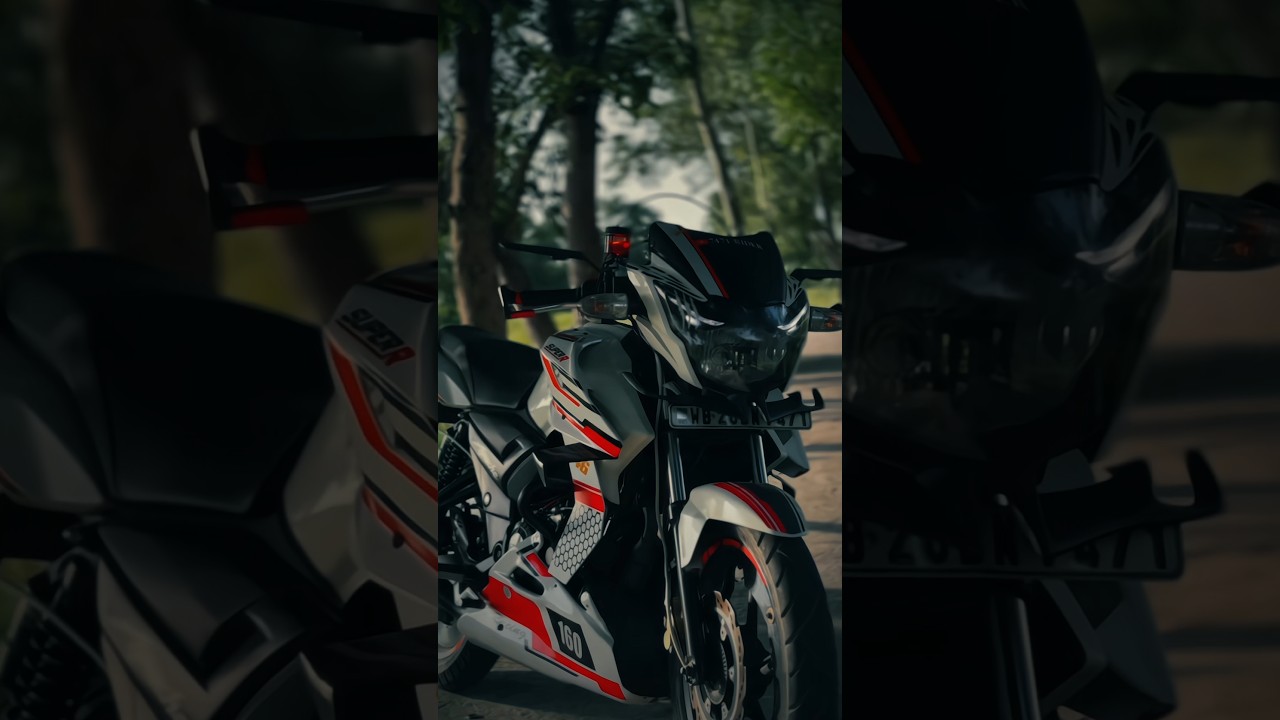 Apache RTR X3 kit installation video #youtubeshorts #modified #bike #shorts