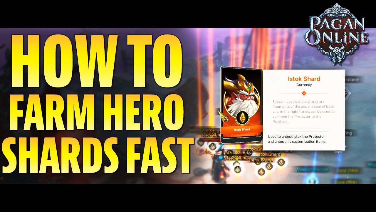 How to farm hero shards efficiently in Pagan Online