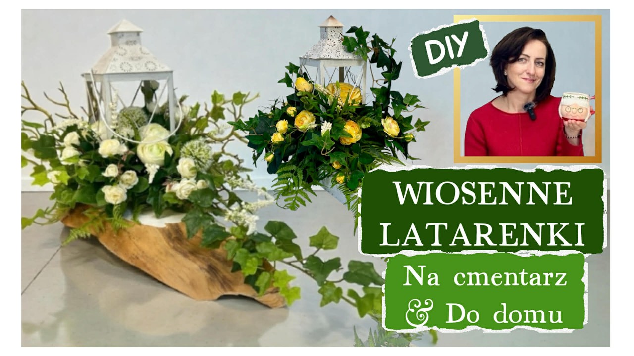 STROIK Z LATARNIĄ / DEKORACJA NA CMENTARZ / 2 PROPOZYCJE / DIY