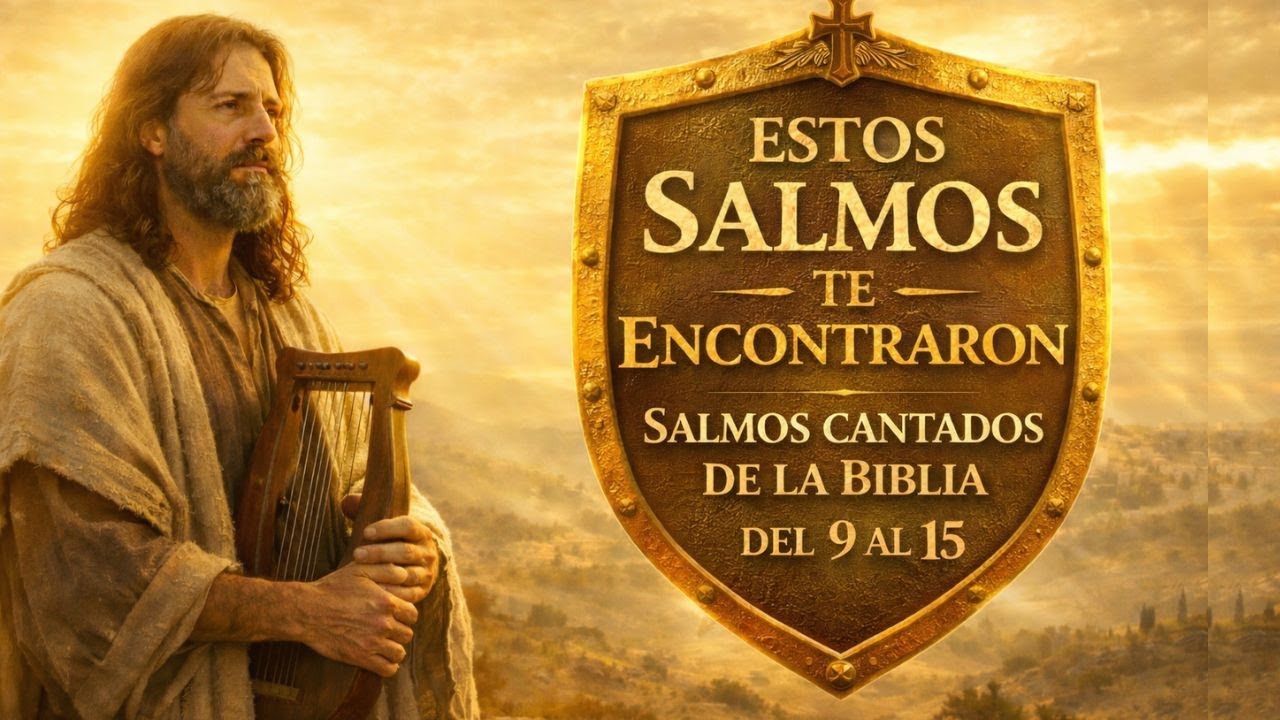 La Biblia Cantada | SALMOS SANADORES (9–15) Frecuencia 963 Hz | Justicia, Refugio y Confianza Dios