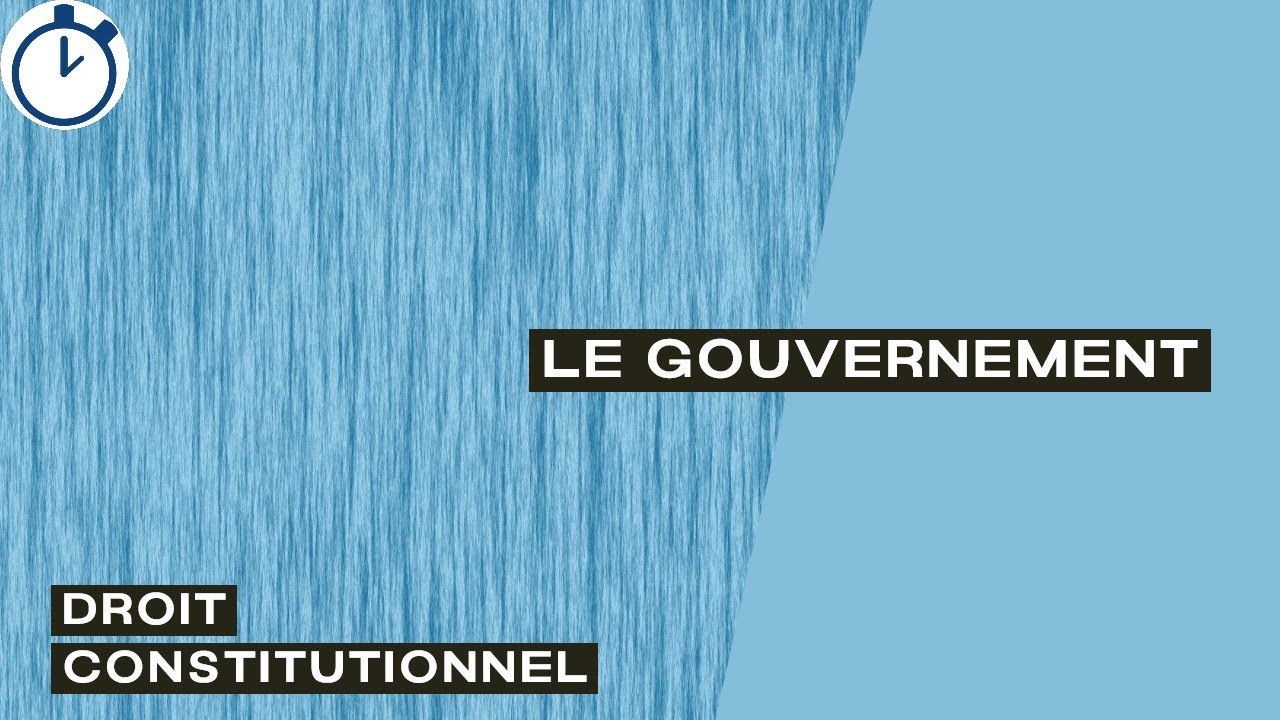 Le Gouvernement : [Droit Constitutionnel]