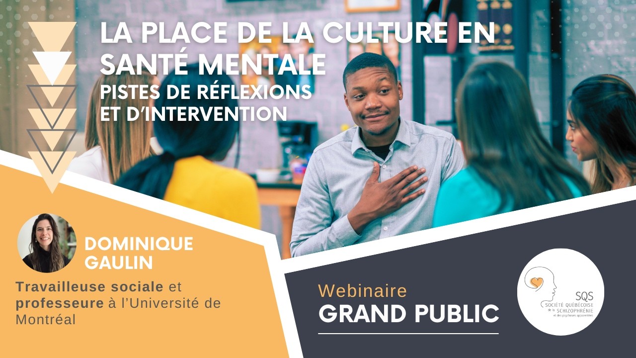 Webinaire | La place de la culture en santé mentale: pistes de réflexions et d'intervention