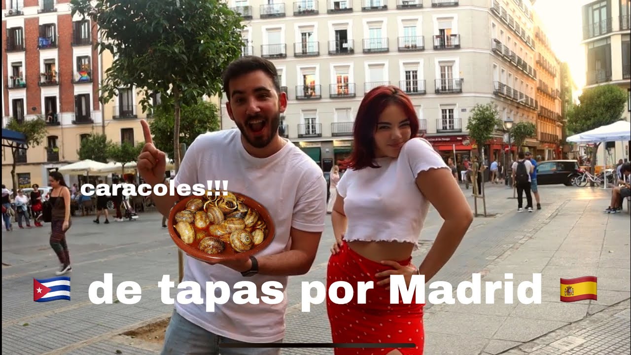 🇪🇸Probando TAPAS TÍPICAS ESPAÑOLAS muy raras 😳🐌🍽🍺@ANITA CON SWING @Camallerys Vlogs