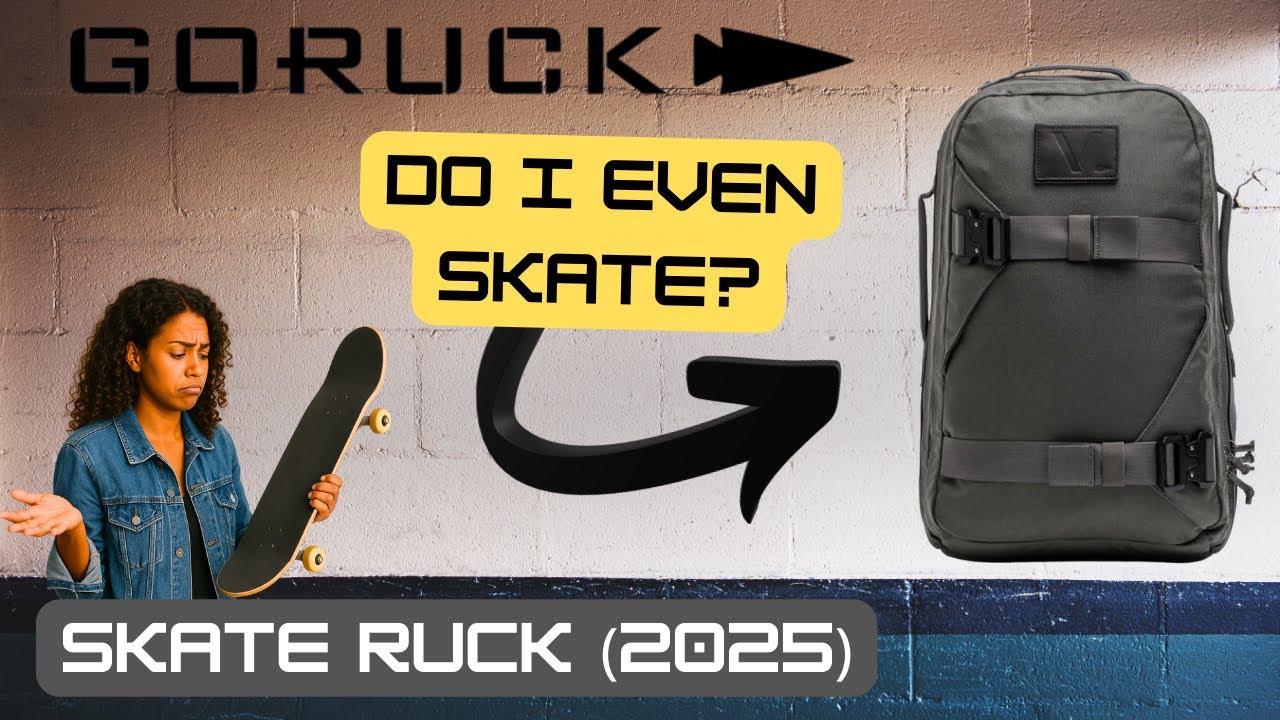 Могут ли использовать рюкзак GORUCK Skate Ruck только скейтеры? (Первый взгляд на новую версию)
