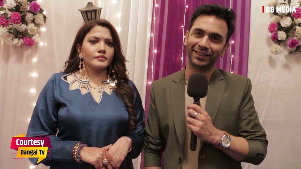 Exclusive Interview With Sunita Pandey & Nikhil Sharma | Rangbaazi Dilon Ki | Dangal Tv #onlocation