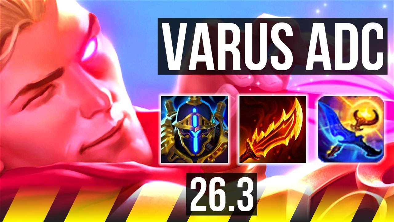 VARUS & Thresh vs APHELIOS & Zilean (ADC) | 50K damage | KR Challenger | 26.3