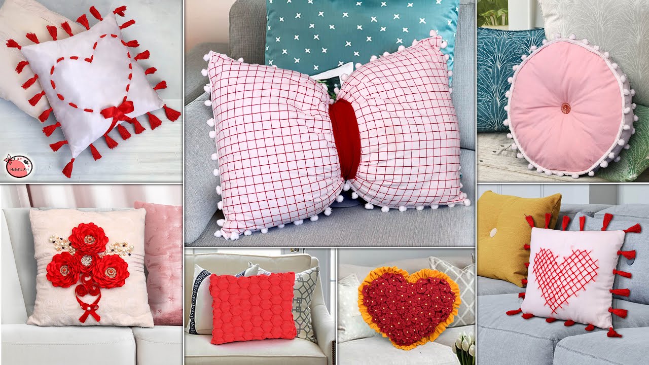 7 Cushion Cover | Old Clothes to New DIY Cushion Making