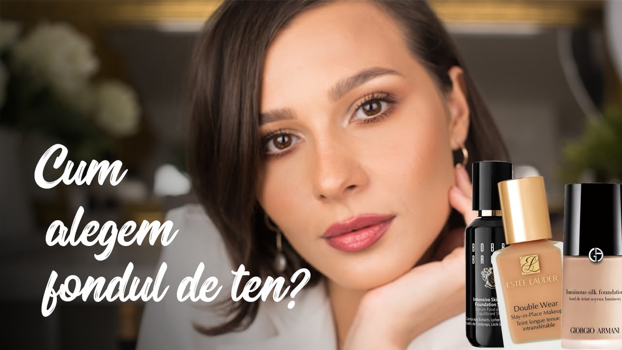 Cum alegem corect fondul de ten | EP.2 Lectii de machiaj pentru incepatori |