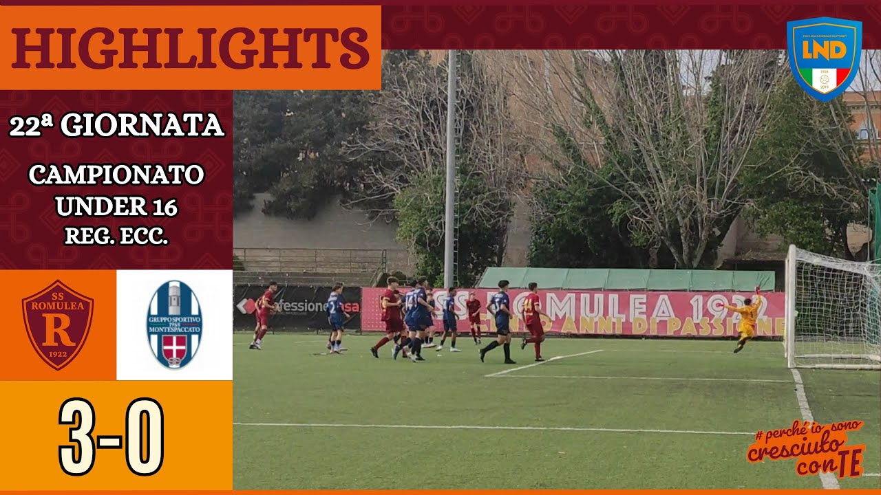 Romulea - Montespaccato | GOAL e HIGHLIGHTS Under 16 Reg. Ecc.