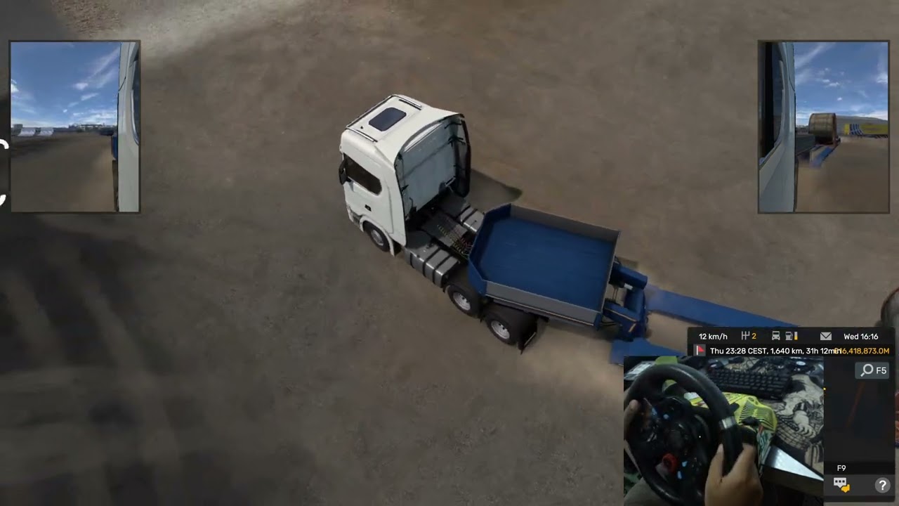 Success in Transporting Industrial Cable Reels to PAlermo Italy | ETS2 1.51