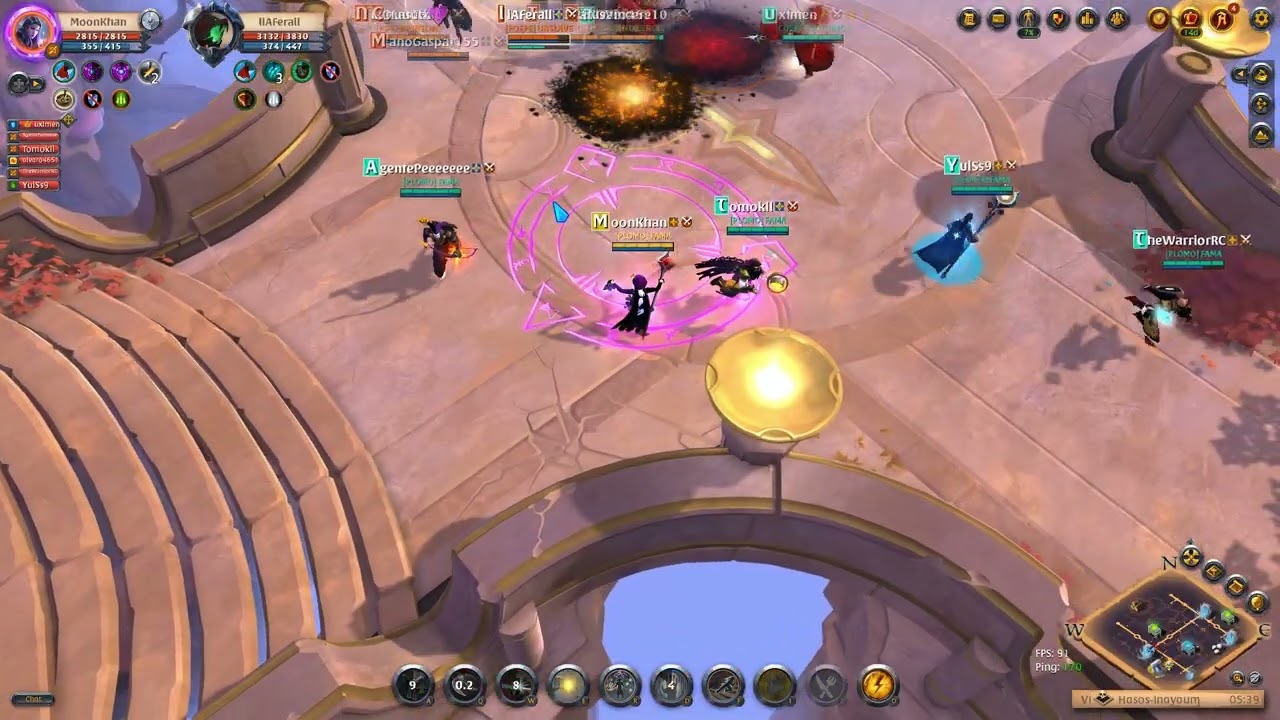 MIX de peleas en AVA ROADS. ALBION ONLINE