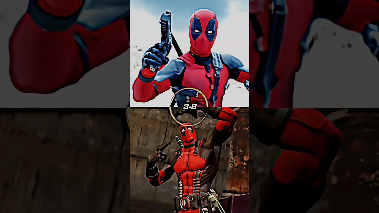 Deadpool (Live-Action) vs Deadpool (Game-Verse) #vivshorts