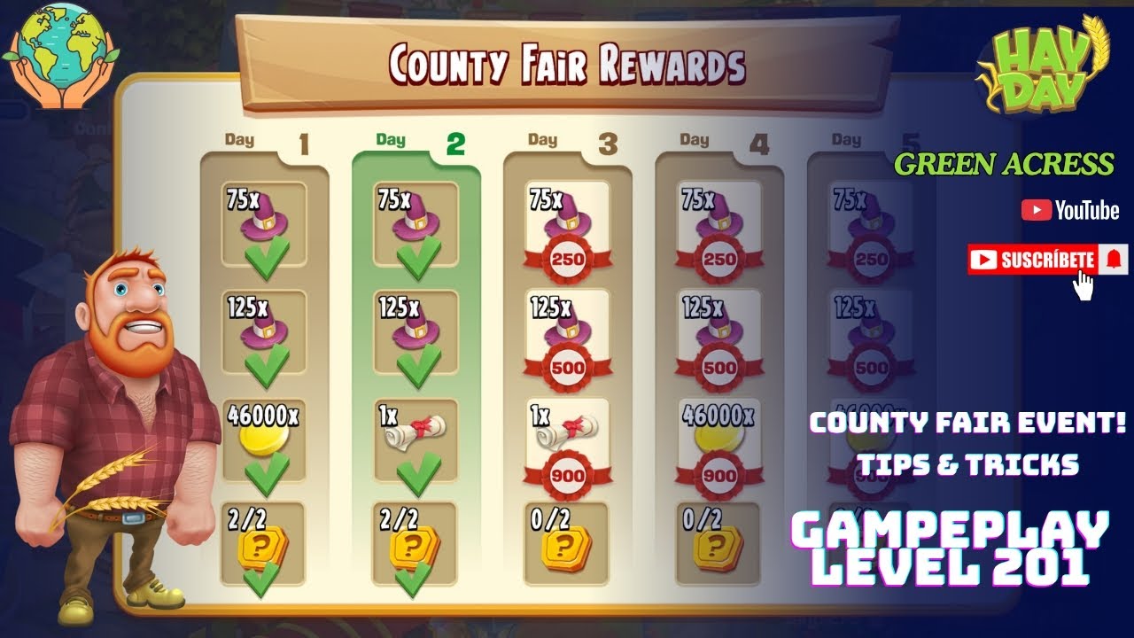 Hay Day County Fair Event Guide 2025 | How to Play & Win Rewards | #hayday #countyfair