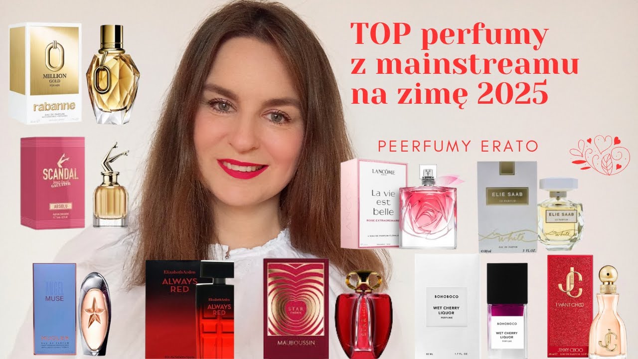 TOP perfumy z mainstreamu na zimę 2025  | Perfumy Erato