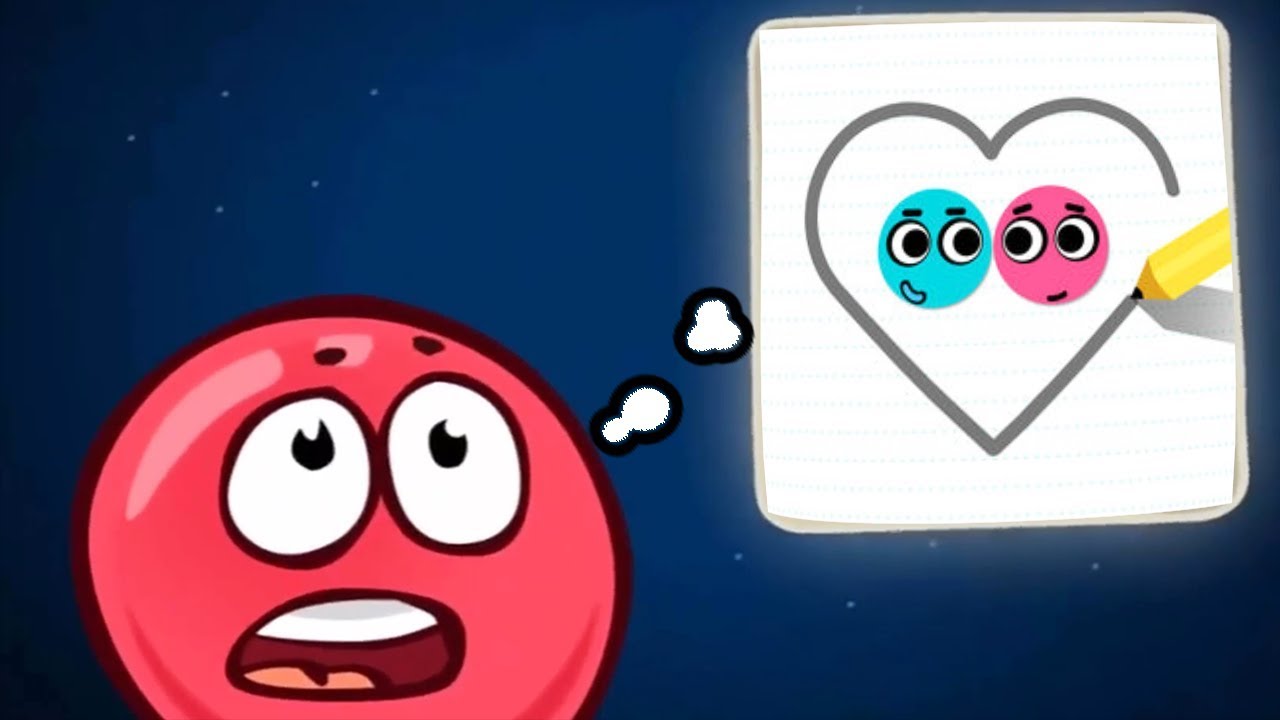 Red Ball 4 Vs Love balls - INTO THE CAVE Final BOSS Gameplay Walkthrough (iOS)