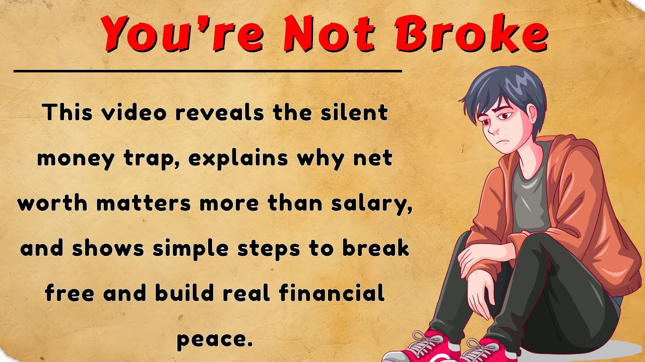 Learn English through Story ⭐️ You're Not Broke || Graded Reader || English Stories