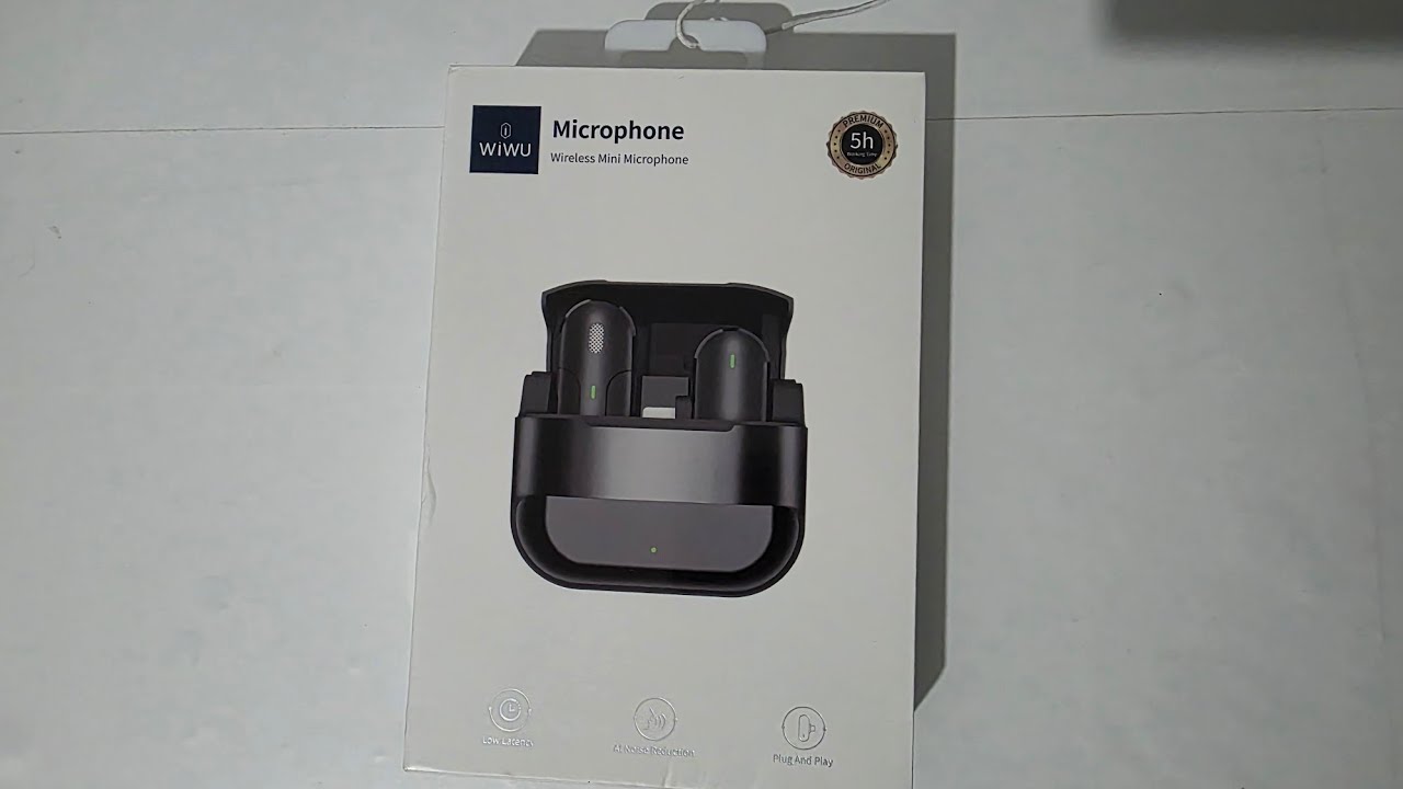 Wiwu Microphone unboxing and test .