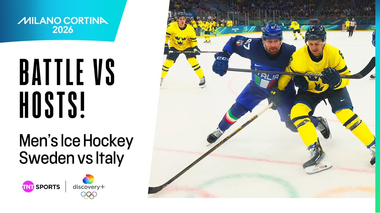 Hosts Italy Battle with Sweden in Opener! | Sweden vs Italy: Men’s Ice Hockey | Winter Olympics 2026