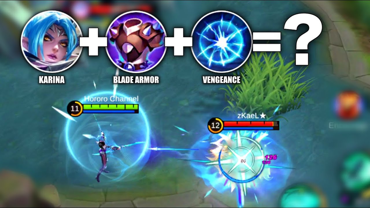 KARINA + VENGEANCE + BLADE ARMOR = ?