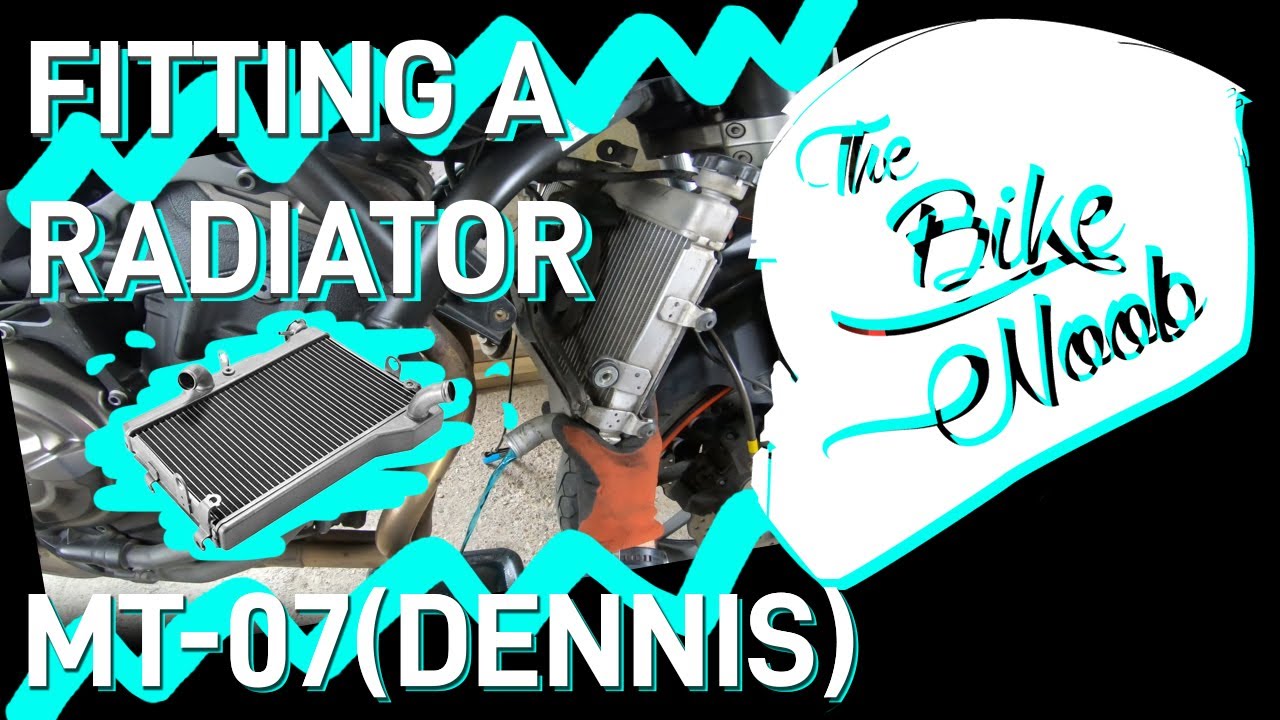Fitting a Radiator to a Yamaha MT-07
