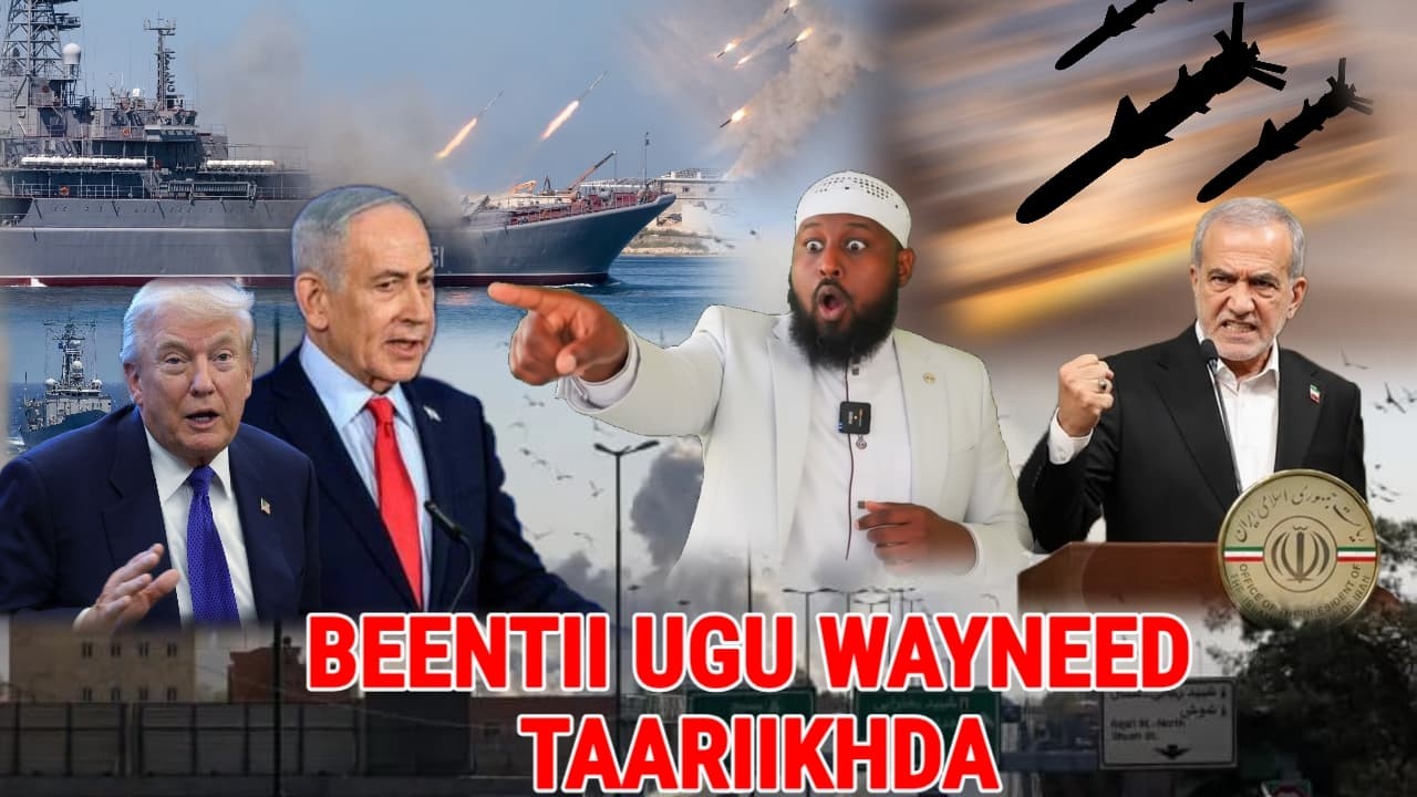 CEEBTII UGU WAYNEED BA KU DHACDAY TRUMP CAAWA; !RAN OO LA BARYAYO !! JAHWEERKA HAYSTO !SRA