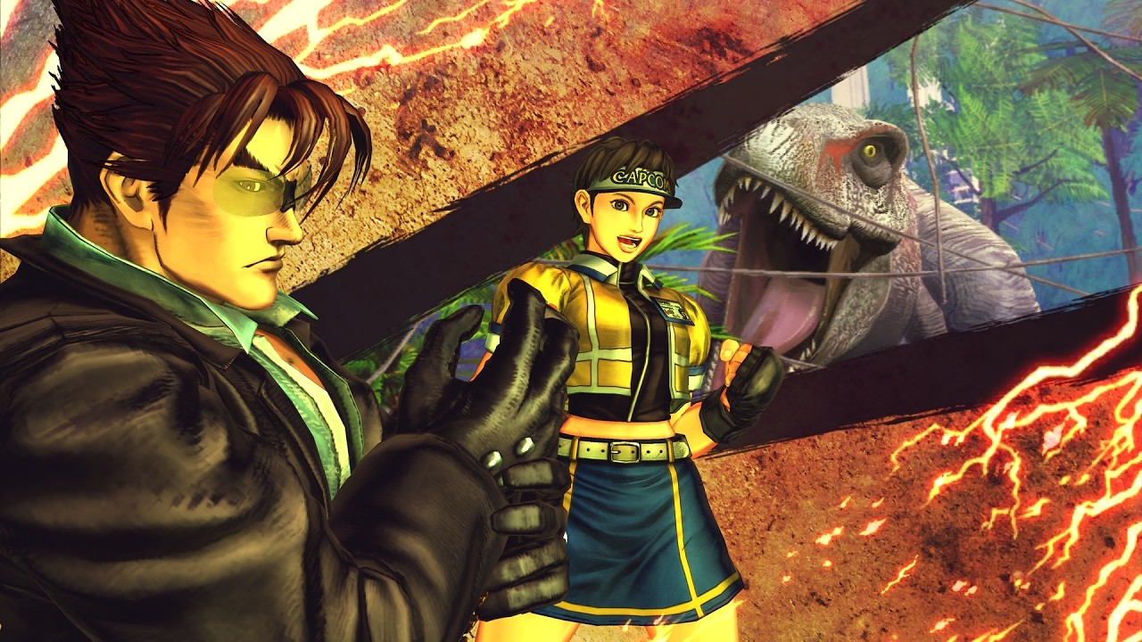 Street Fighter X Tekken Jin and Sakura (Team Hero of the City!)